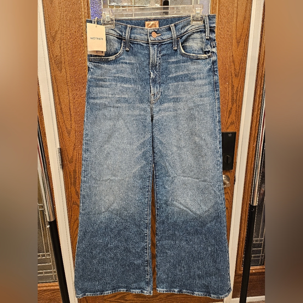 Nwt Mother The Roller Ankle Hustler High On The Hog Jeans 29